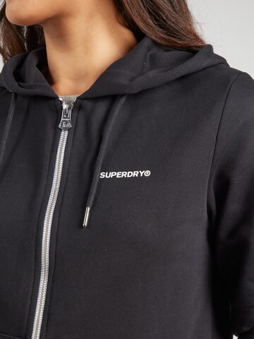 Superdry Sweatjacka i svart