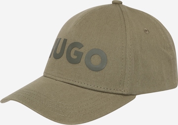 Cappello da baseball di HUGO Red in verde: frontale