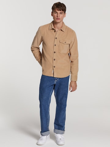 Regular fit Camicia 'Brad' di Shiwi in beige