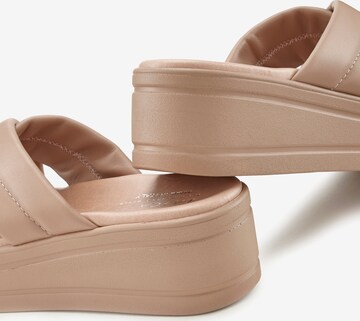 LASCANA Pantolette i beige