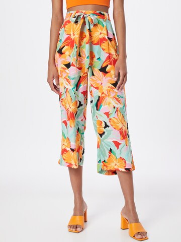 ONLY Loose fit Pleat-front trousers 'NOVA' in Orange: front