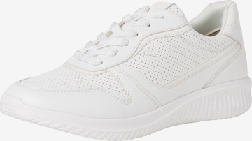 Baskets basses TAMARIS en blanc : devant