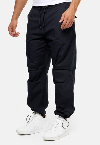 INDICODE JEANS Regular Pants ' Marcos ' in Black