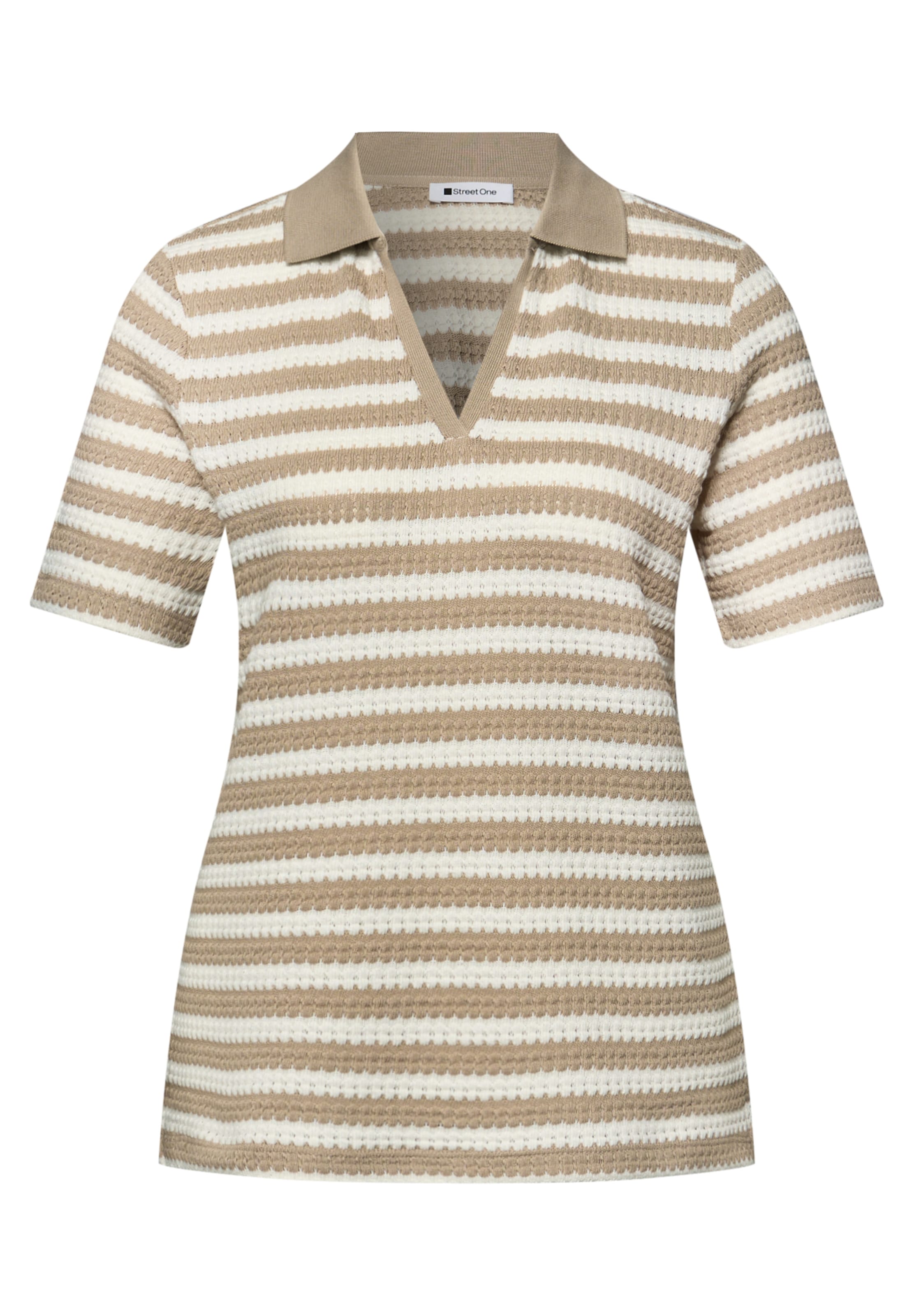 STREET ONE Pullover in Beige: Vorderseite
