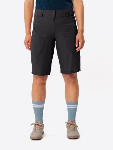 VAUDE Regular Outdoor trousers 'Altissimo' in Black: front