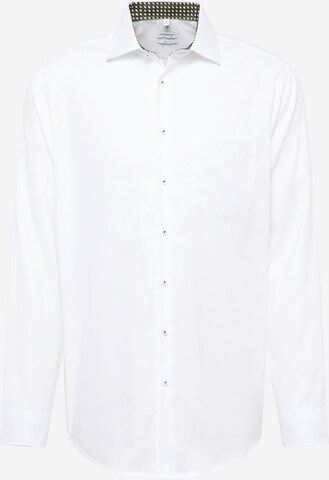 Coupe regular Chemise business SEIDENSTICKER en blanc : devant