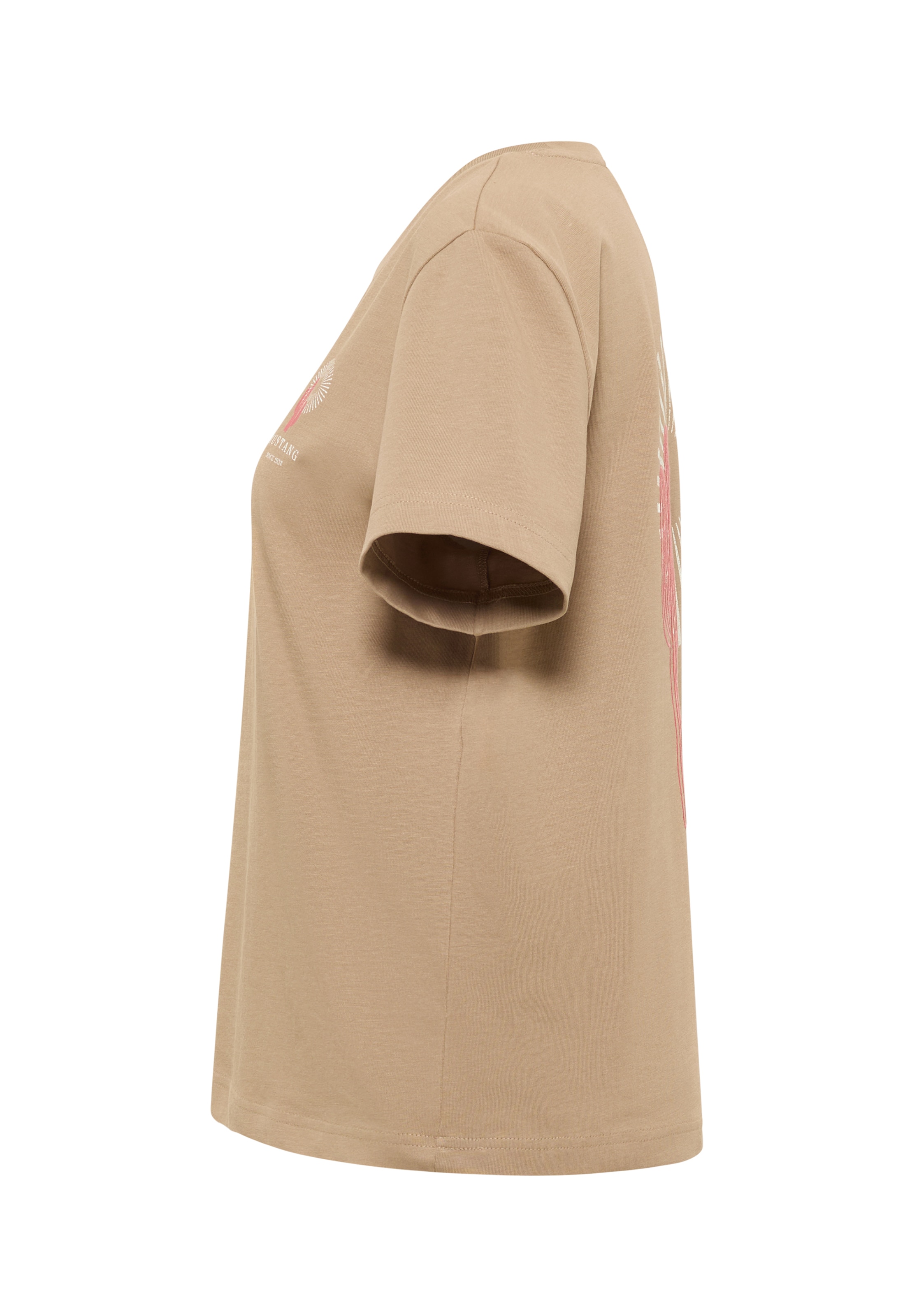 MUSTANG Shirt 'Floris' in Beige