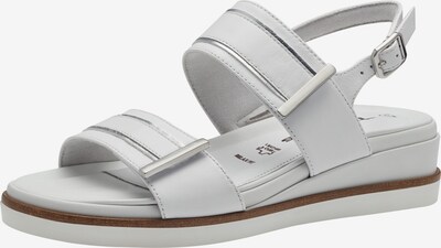 TAMARIS Sandale in silber / weiß, Produktansicht