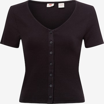 LEVI'S ® Πλεκτή ζακέτα ' ' σε μαύρο: μπροστά