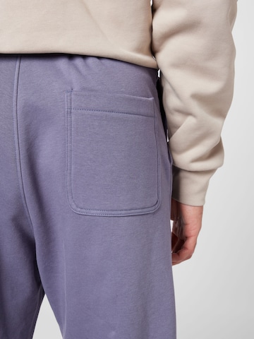 WEEKDAY Zúžený Kalhoty – fialová