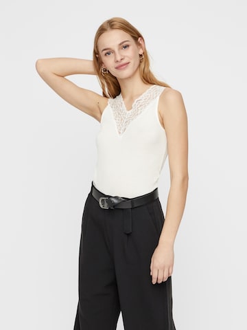 PIECES - Top 'SIRI' en blanco: frente