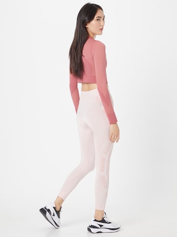 PUMA - Skinny Pantalón deportivo en rosa