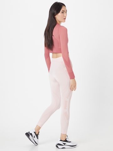 PUMA Skinny Sporthose in Pink