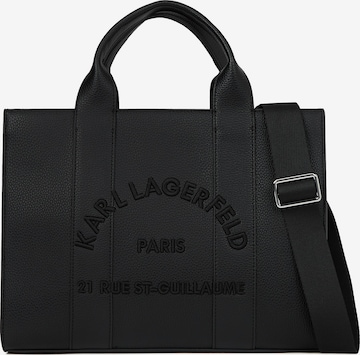 Karl LagerfeldVrećasta torba ' Rue St-Guillaume Mittelgroße Tote Bag ' - crna boja: prednji dio
