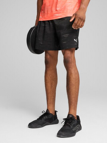 PUMA regular Παντελόνι φόρμας 'TAD ESSENTIALS' σε μαύρο: μπροστά