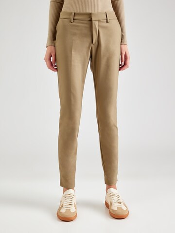 Coupe slim Pantalon à pince MOS MOSH en vert : devant
