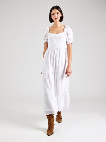 Gina Tricot Summer dress in White: front