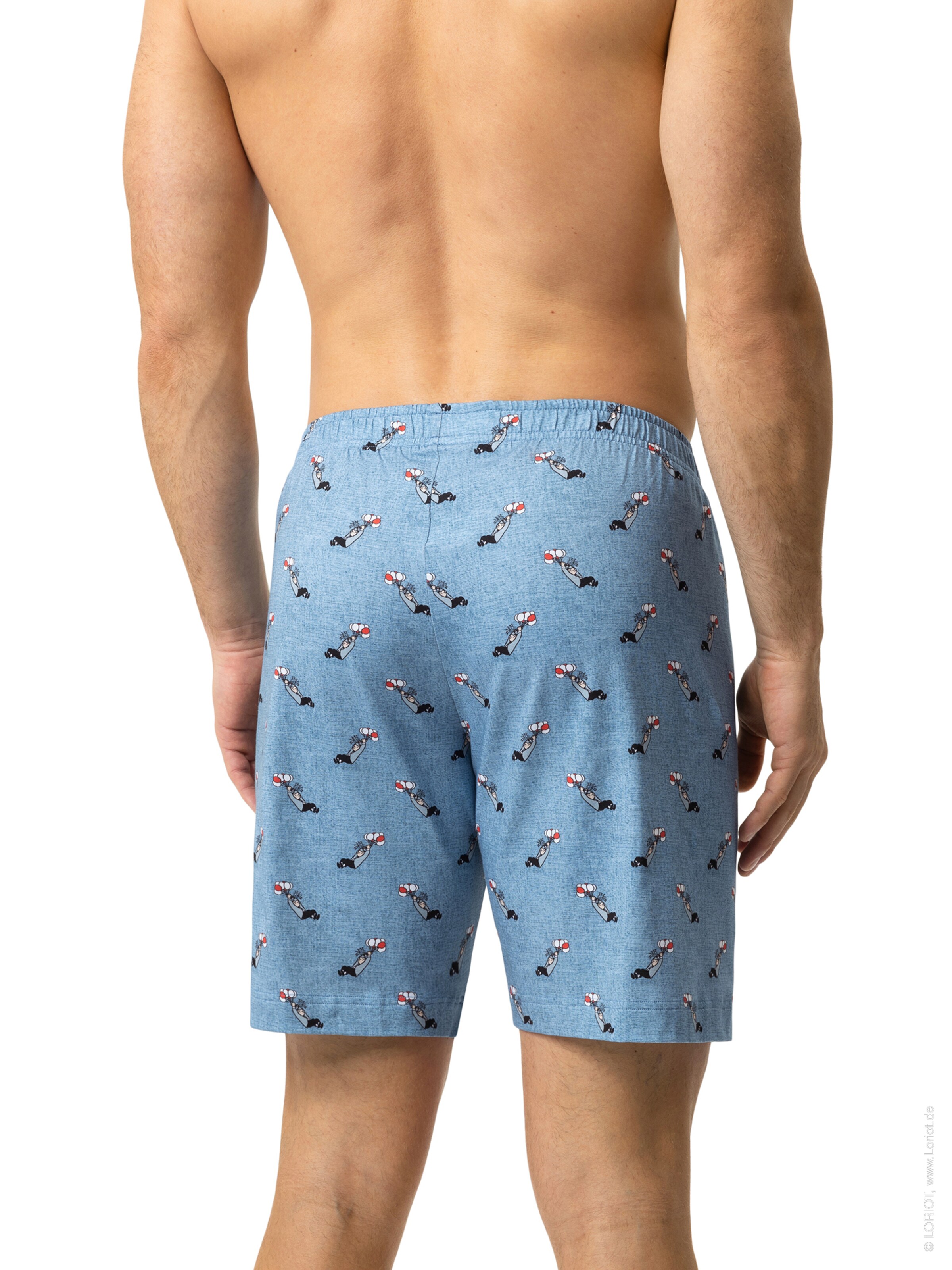 Regular Pantalon ' Mey x LORIOT ' Mey en bleu