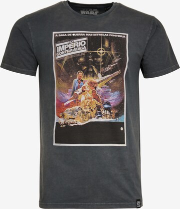 Recovered Shirt 'Star Wars International Poster' in Grau: predná strana