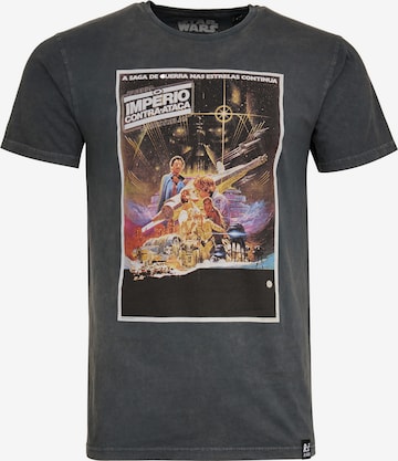 Recovered Shirt 'Star Wars International Poster' in Grey: front