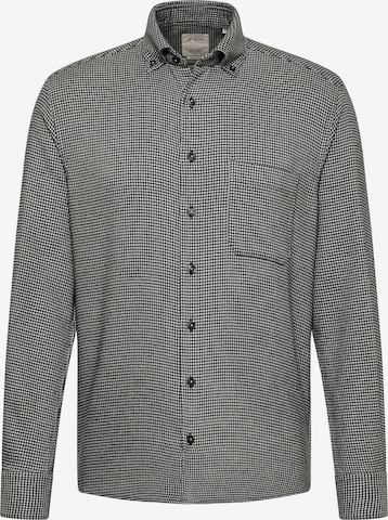 ETERNA Button Up Shirt in Black: front
