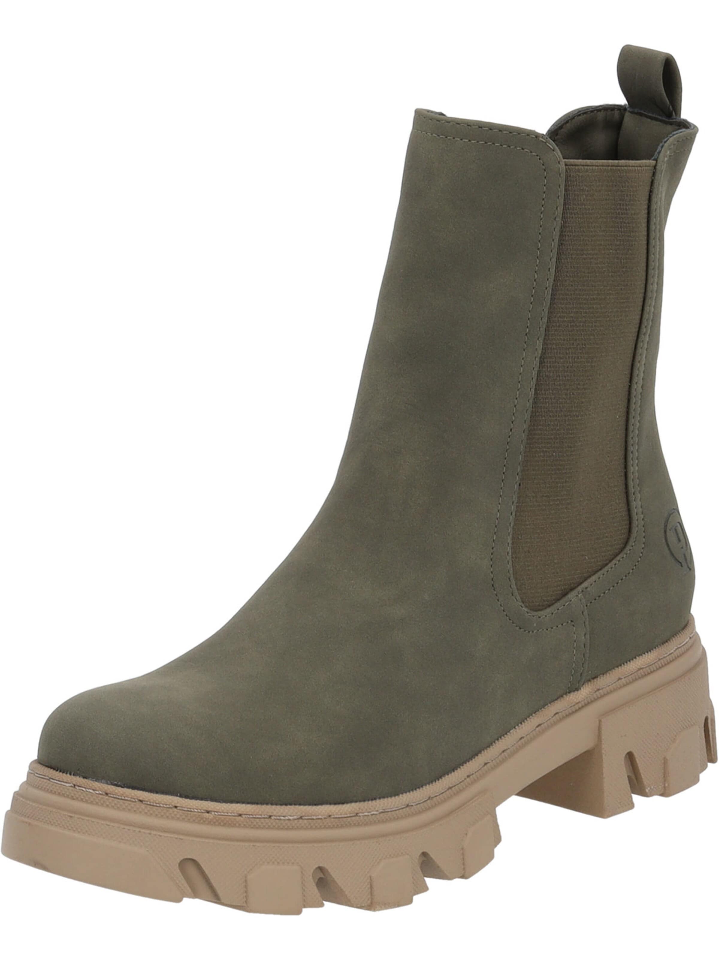 Palado Chelsea boots 'Palado Caprera' in Groen: voorkant