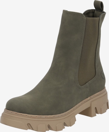 Palado Chelsea boots 'Palado Caprera' in Groen: voorkant