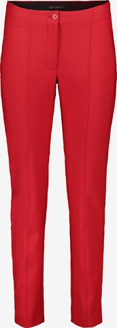 Coupe slim Pantalon Betty Barclay en rouge : devant