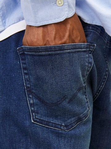 Jack & Jones Plus Slimfit Jeans 'Glenn' i blå