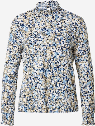 OBJECT (Petite) Blouse 'DITSY DALILA' in navy / light blue / khaki / white, Item view