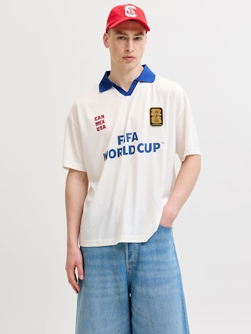 JACK & JONES Shirt in Wit: voorkant