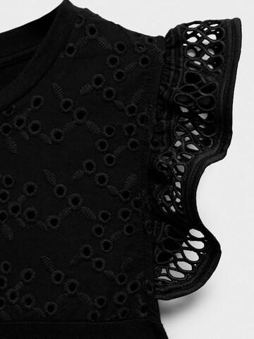 MANGO Top 'MUNI' in Schwarz