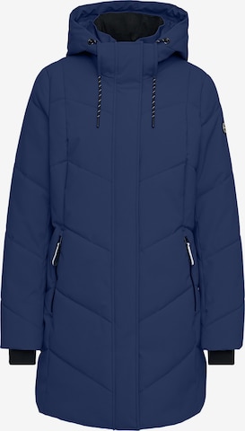 MANISA Winter Coat 'Regenjacke' in Blue: front