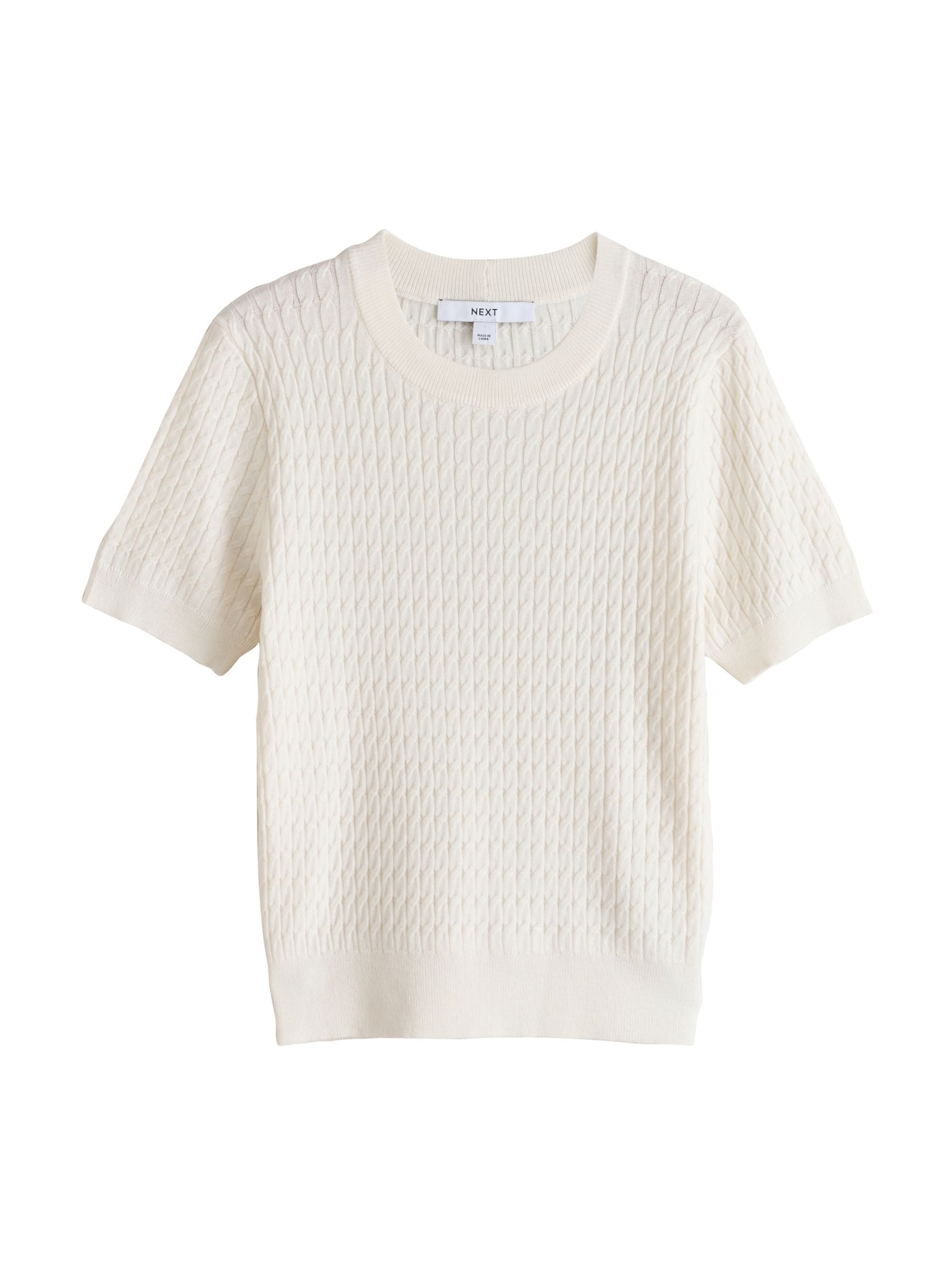 Next Trui in Beige: voorkant