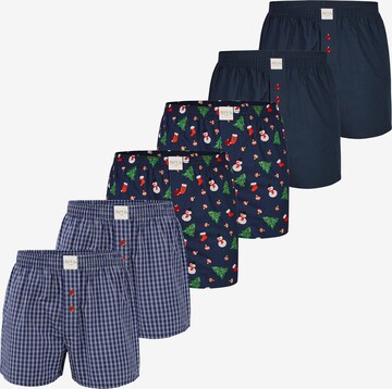 Phil & Co. Berlin Boxershorts ' Christmas Boxer ' in Gemengde kleuren: voorkant