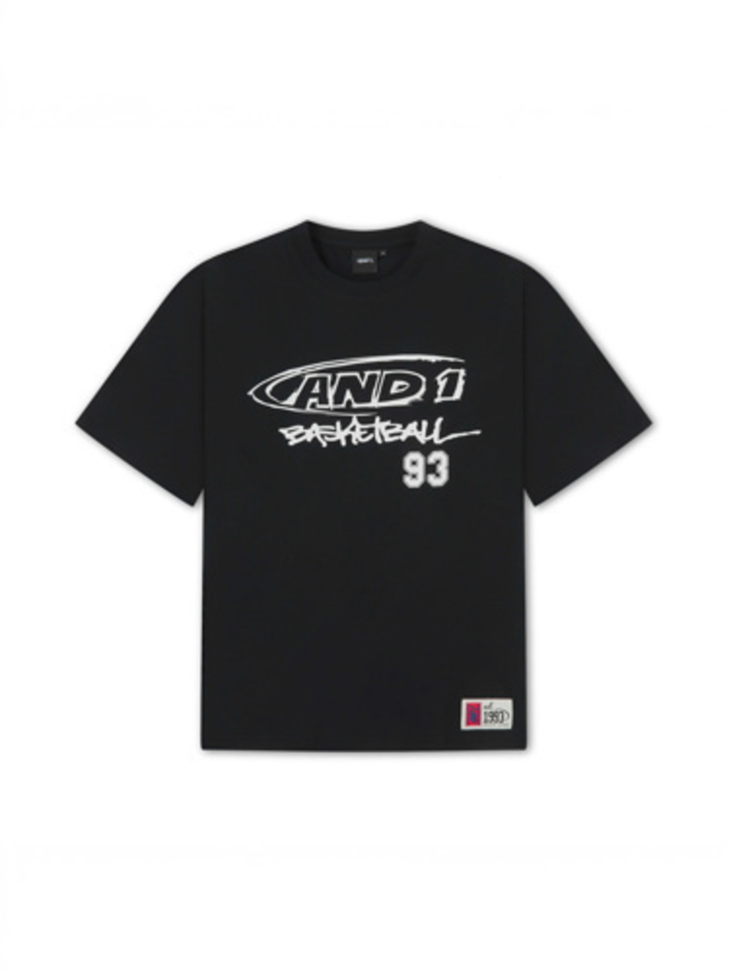 AND1 T-Shirt in Schwarz