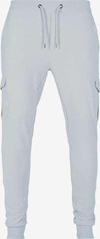 Urban Classics Tapered Cargo trousers in Blue: front
