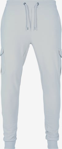 Urban Classics Tapered Cargobroek in Blauw: voorkant