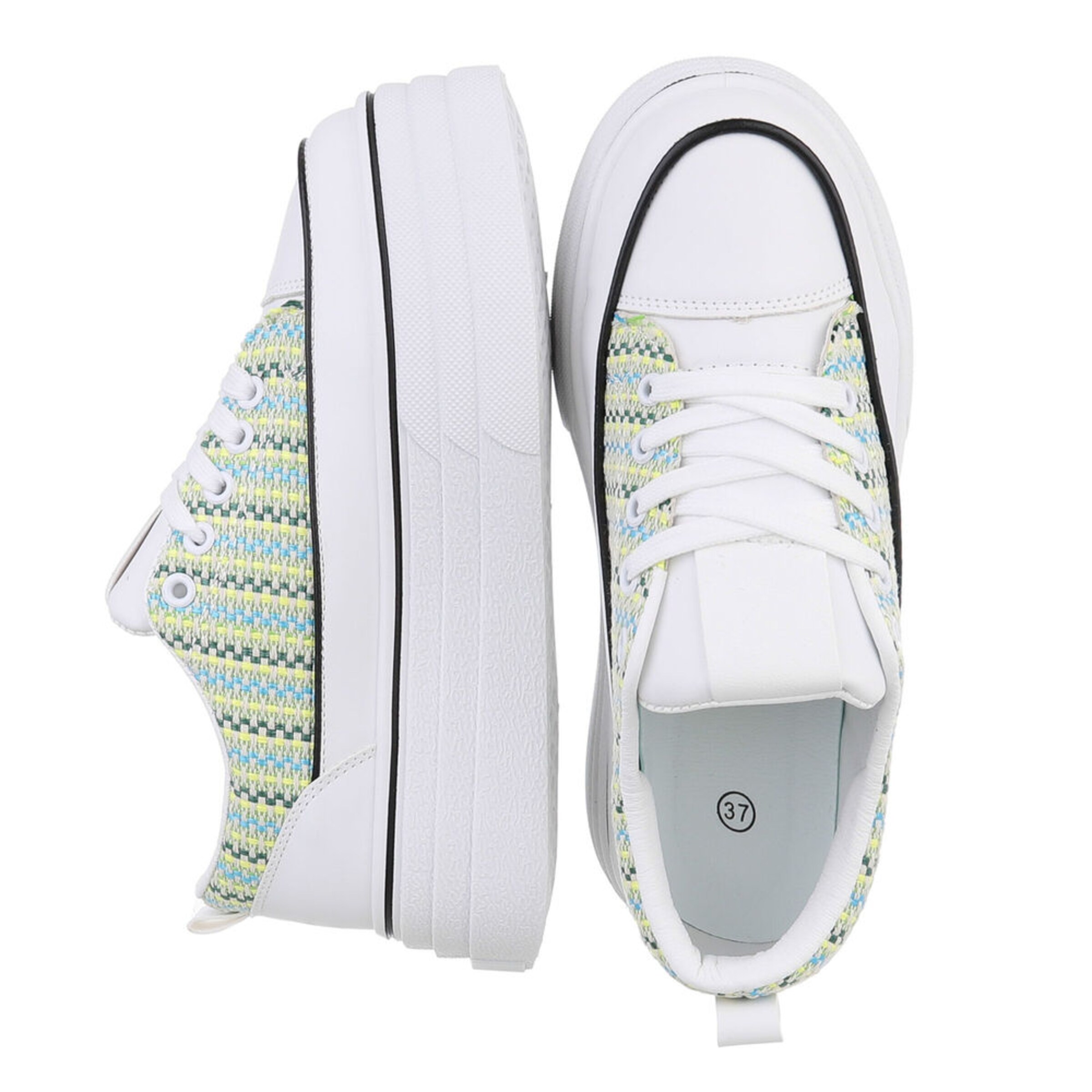 Ital-Design Sneaker in Weiß