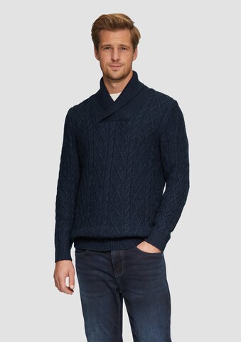 s.Oliver Sweater in Blue: front