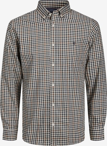 Slim fit Camicia 'Greg' di JACK & JONES in beige: frontale