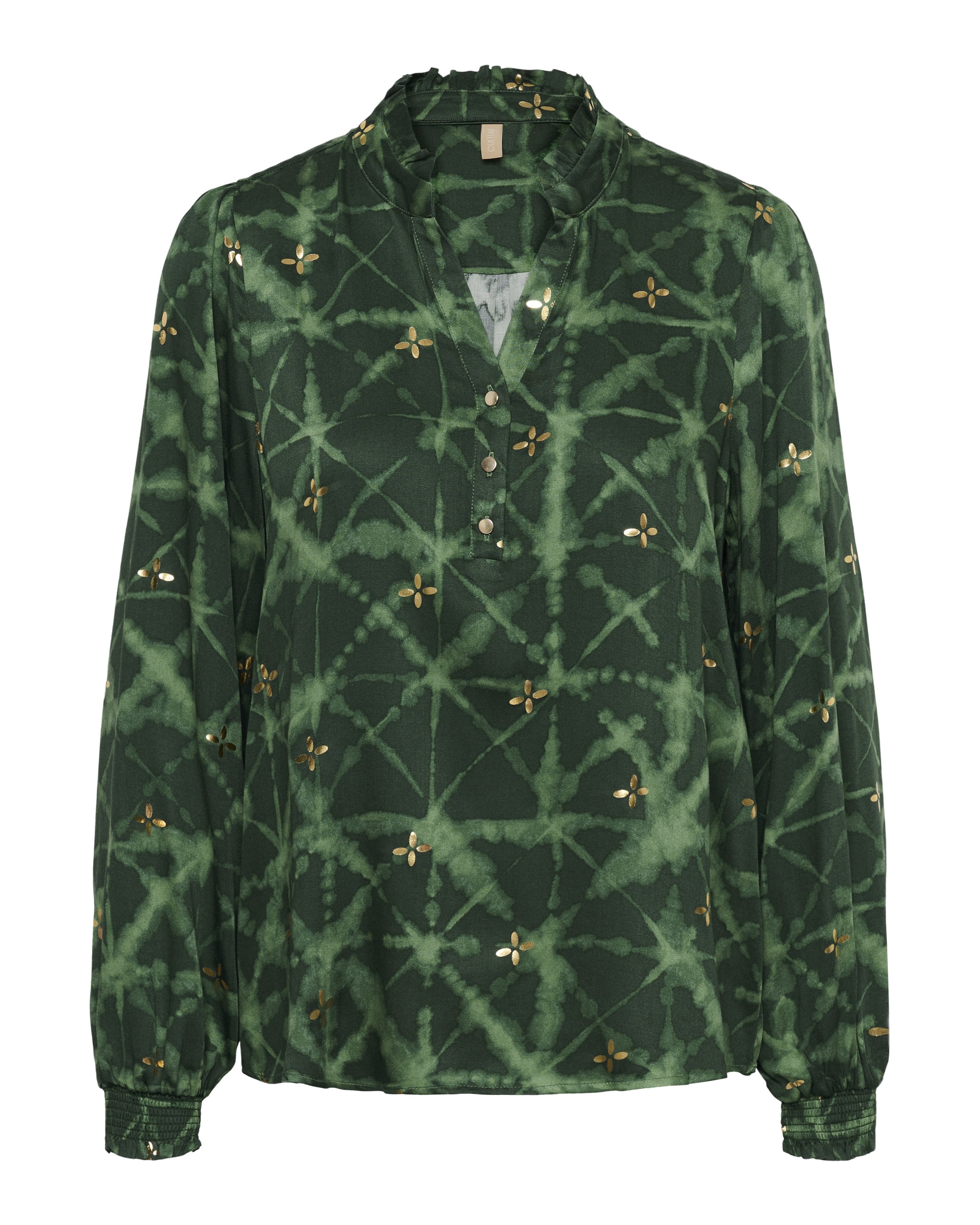 CULTURE Blouse in Green: front