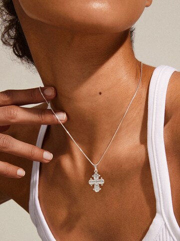 Pilgrim Necklace 'Dagmar' in Silver: front