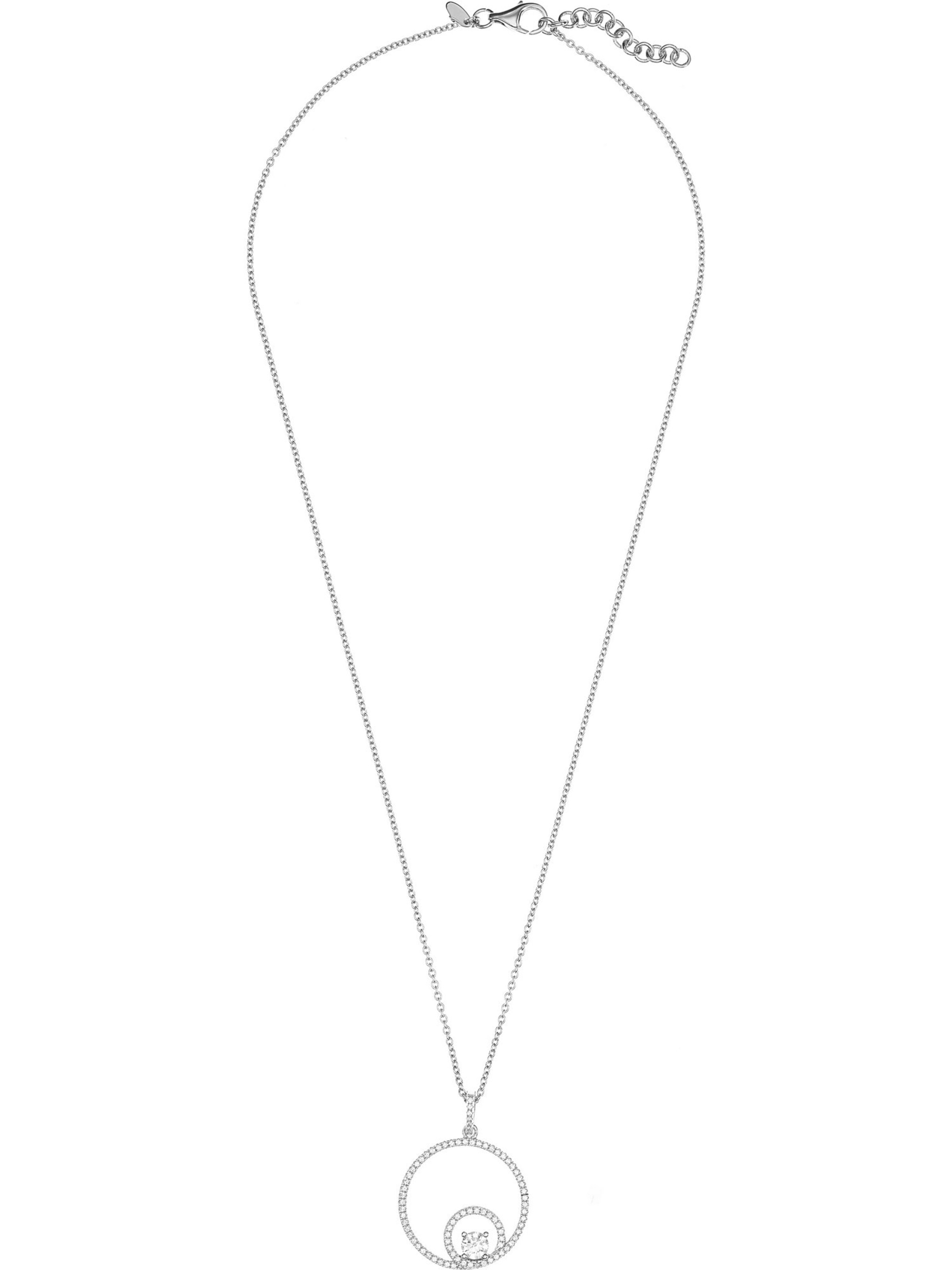 FAVS Necklace in Silver: front