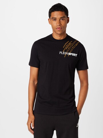 Plein Sport T-shirt i svart: framsida