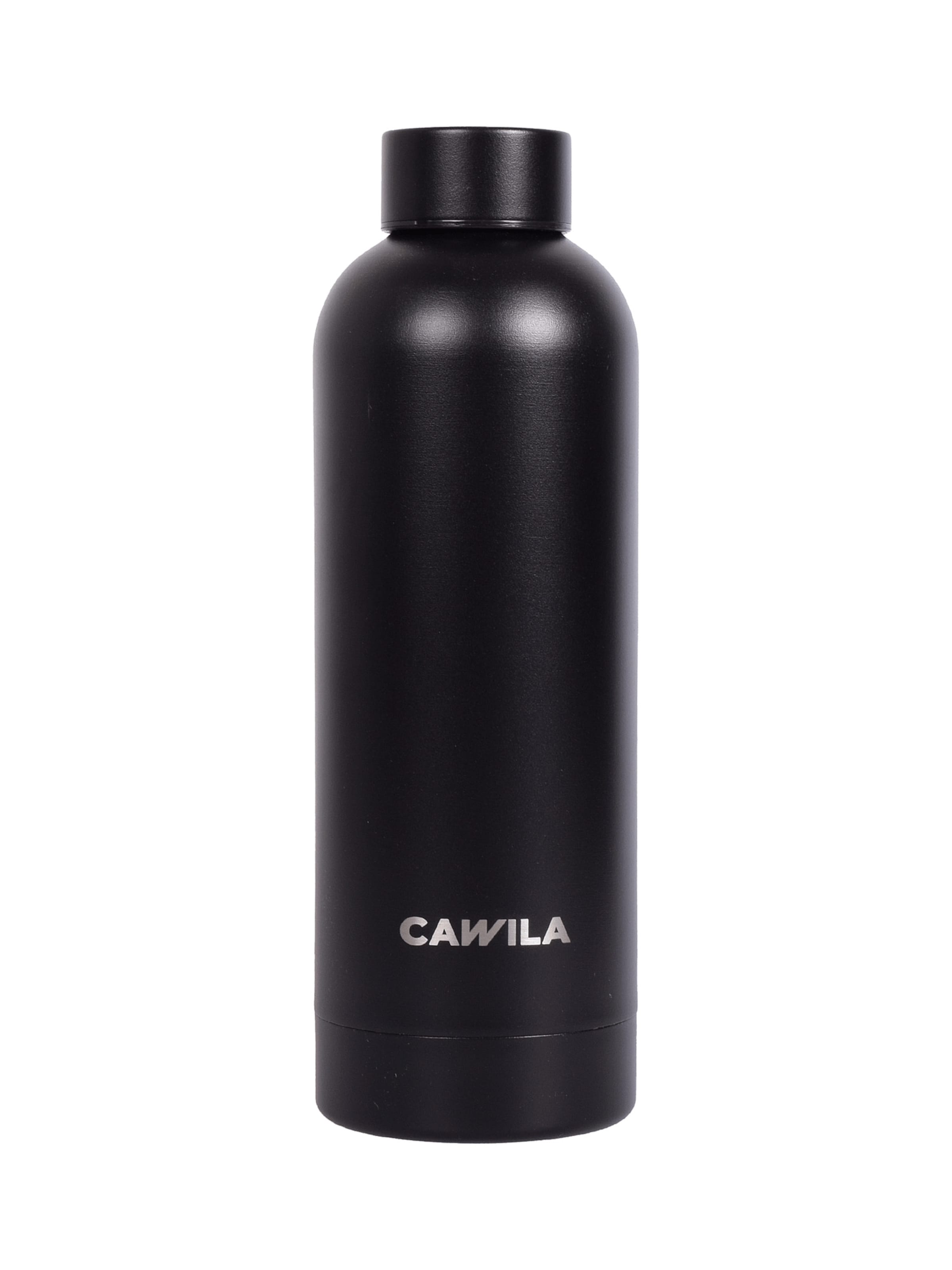 Cawila Üdítős palackok '500 ml' - fekete: elől