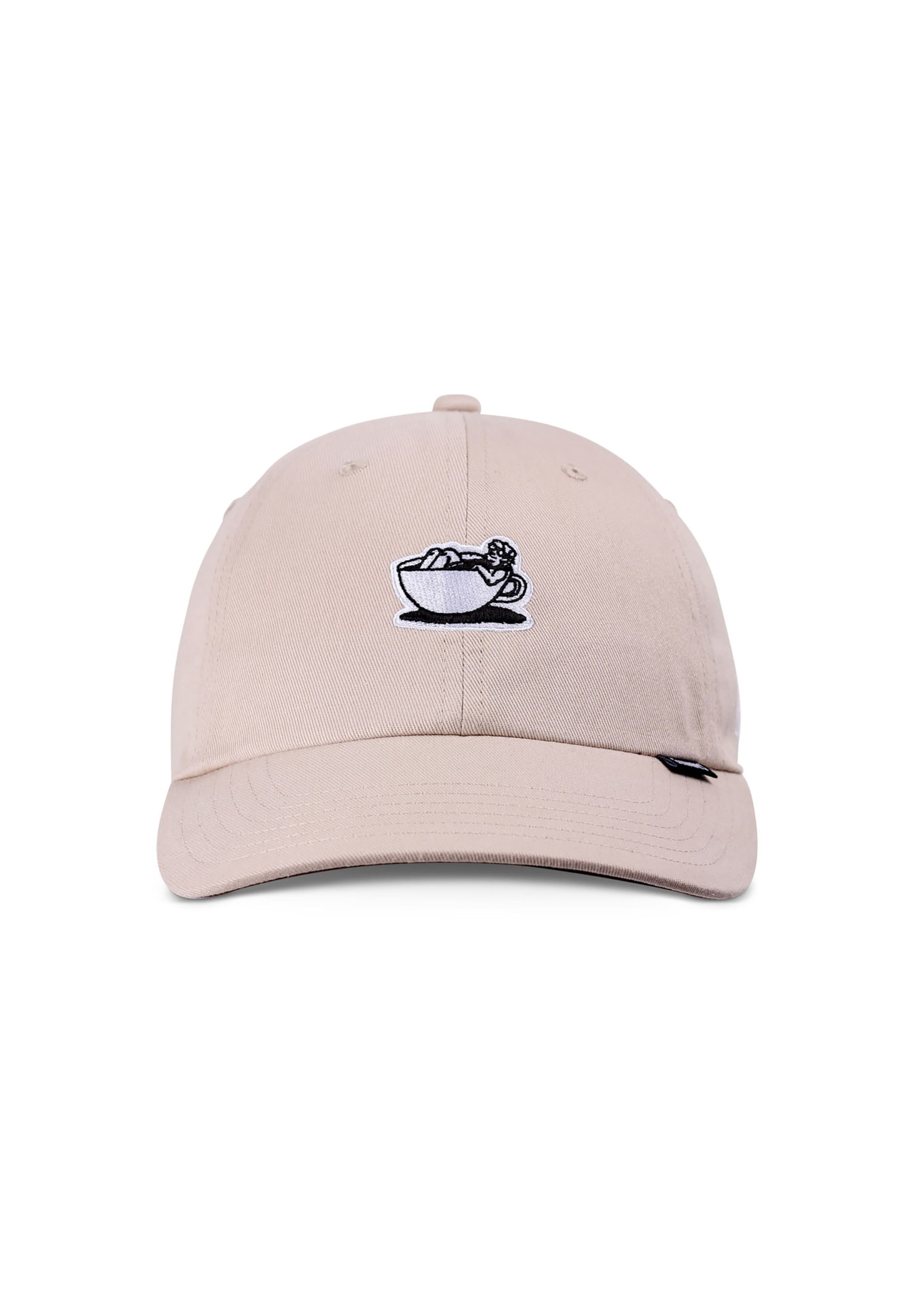 DJINNS Cap 'Guy In A Cup' in Beige