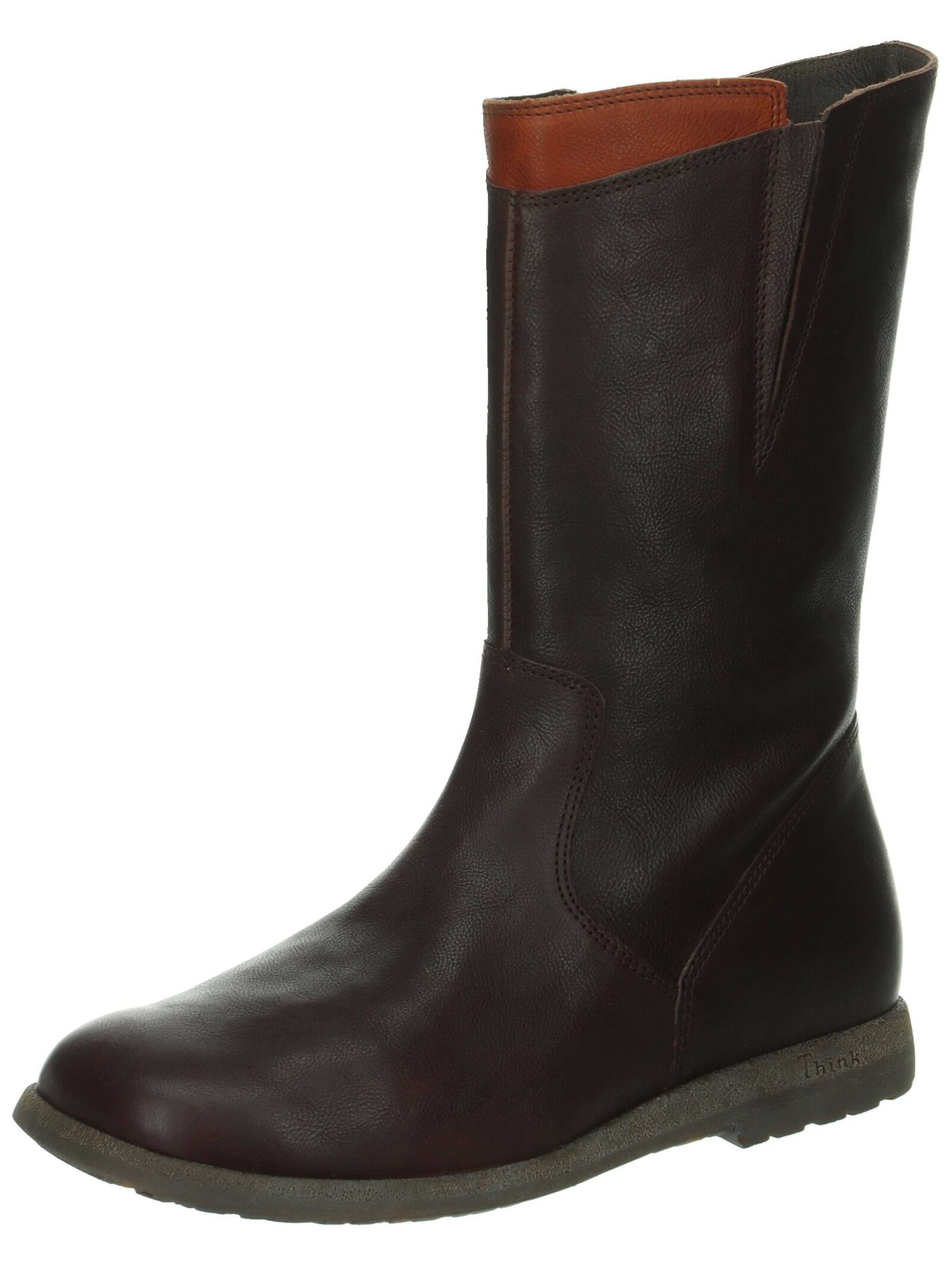 Stivale di THINK! in nero: frontale