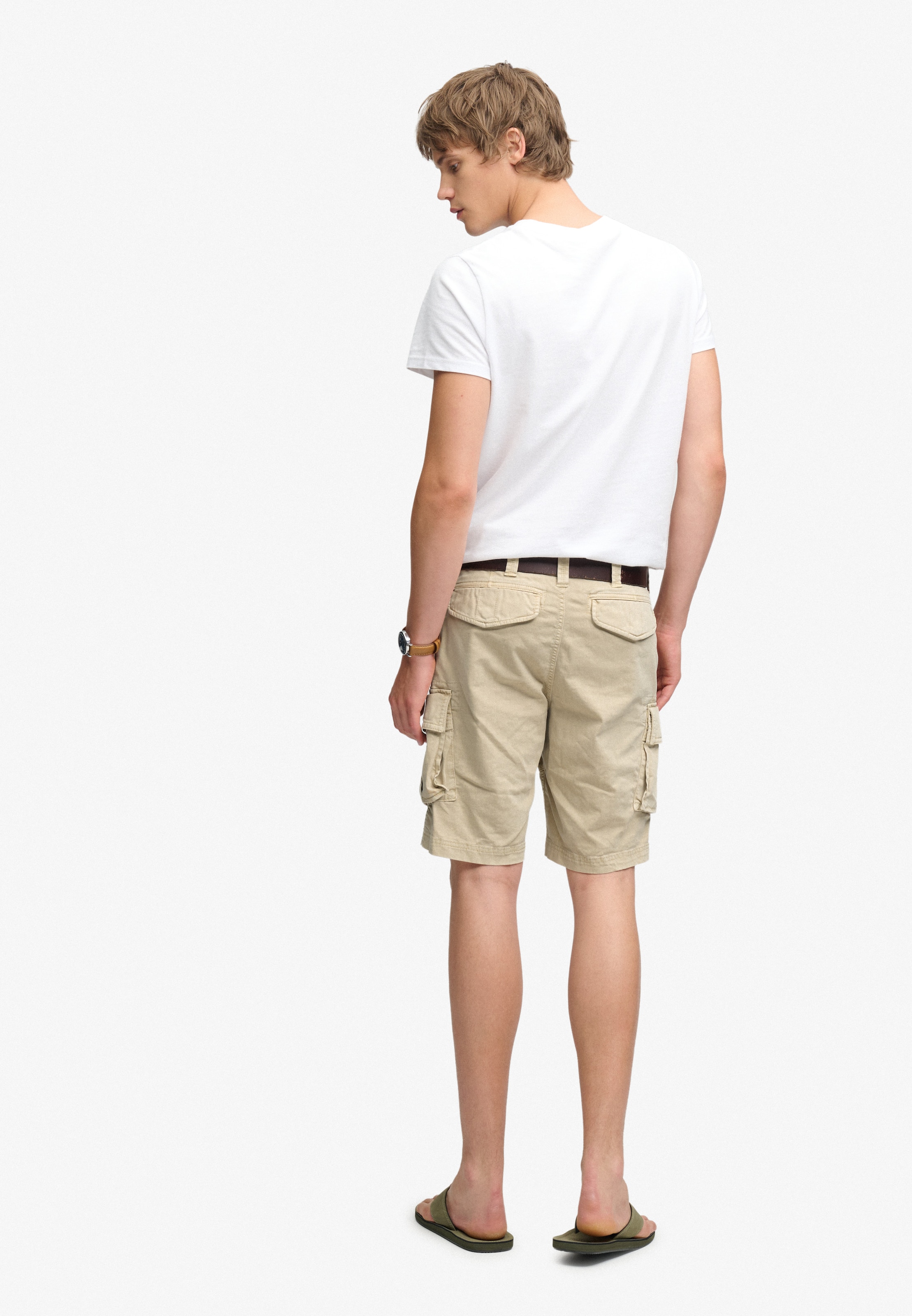 Superdry & Co Loose fit Cargo Pants 'Core' in Beige