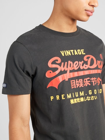 žalia Superdry Marškinėliai 'CLASSIC VL HERITAGE'